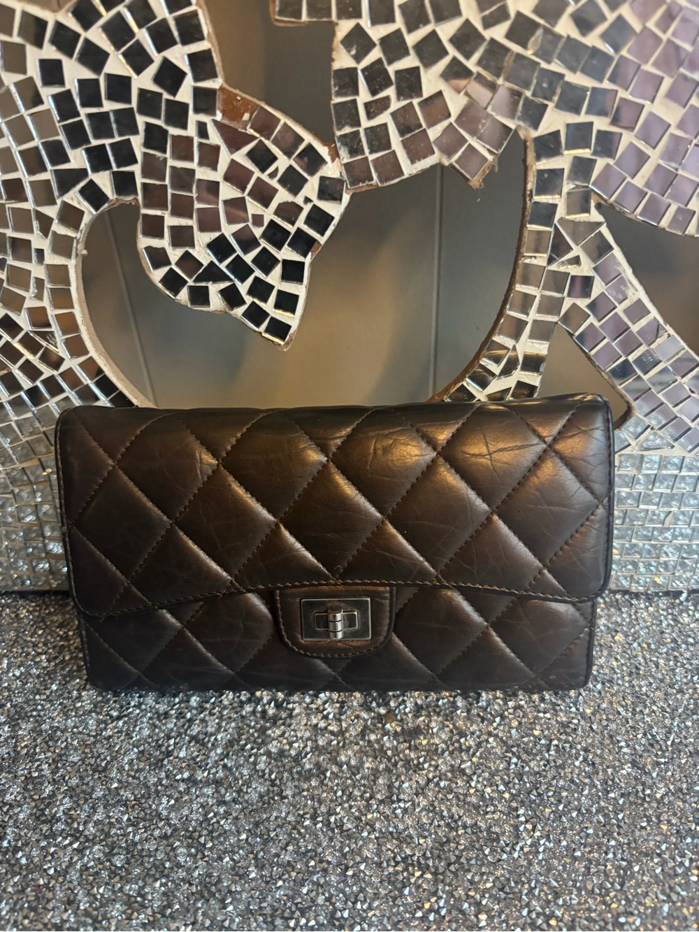⭐️Chanel‎ Quilted Leather Wallet - Metallic Gold - Picture 10 of 16